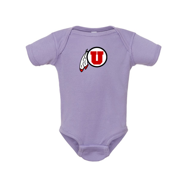 Utah Utes Rabbit Skins Infant Baby Rib Bodysuit