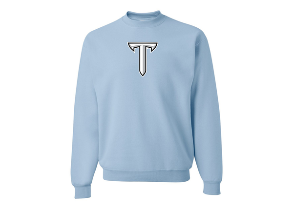 Men's Troy Trojans JERZEES NuBlend Crewneck Sweatshirt