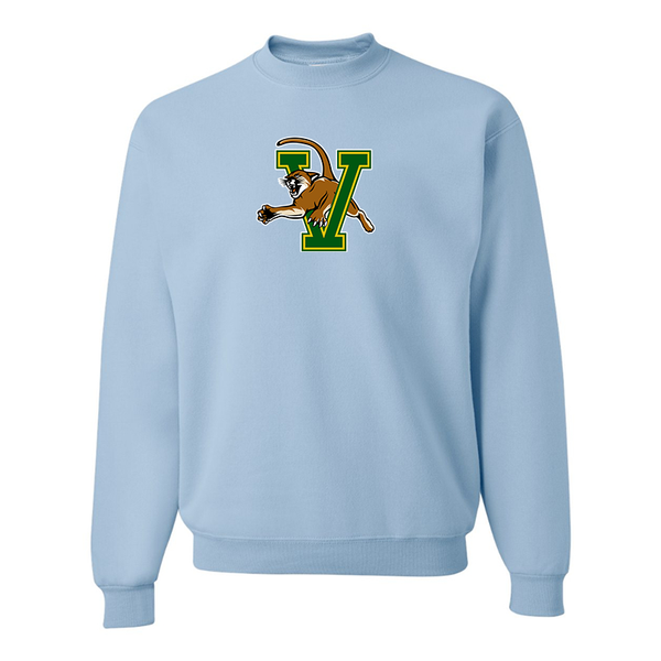 Men's Vermont Catamounts JERZEES NuBlend Crewneck Sweatshirt