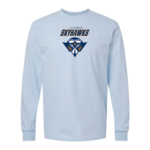 Men's Tennessee Martin Skyhawks Gildan Heavy Cotton Long Sleeve T-Shirt