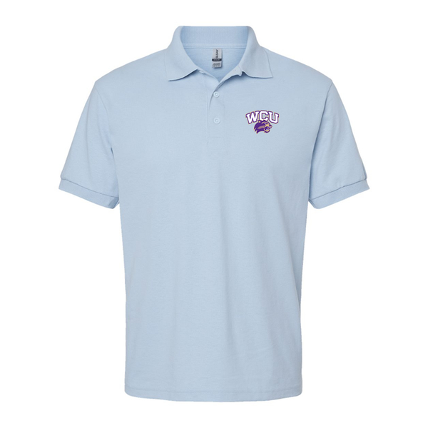 Men's Western Carolina Catamounts Gildan Dry Blend Jersey Polo