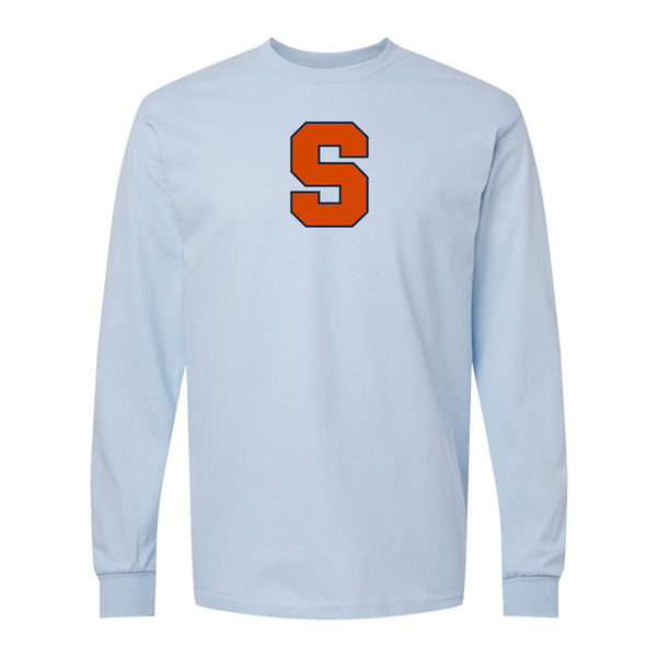 Men's Syracuse Orange Gildan Heavy Cotton Long Sleeve T-Shirt