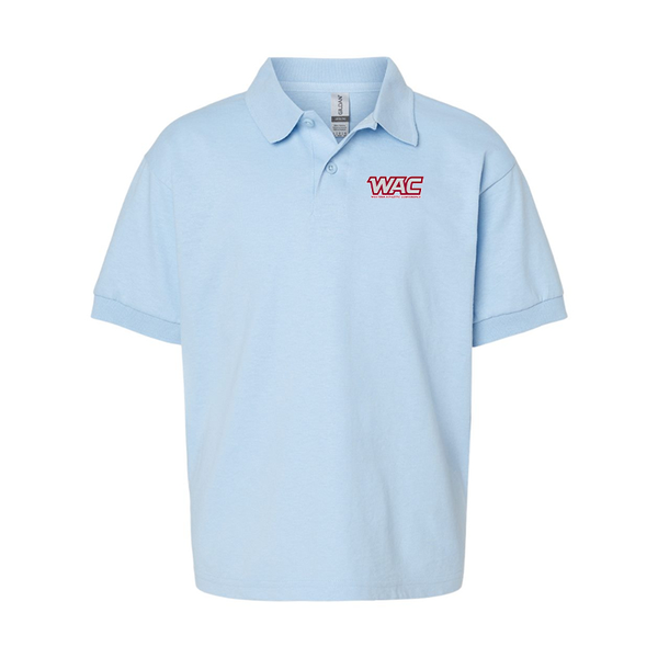 Youth Western Athletic Conference Gildan Dry Blend Jersey Polo