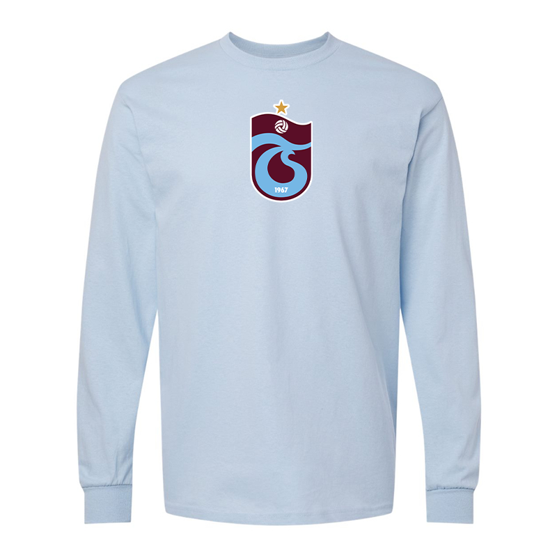 Men's Trabzonspor Soccer Gildan Heavy Cotton Long Sleeve T-Shirt