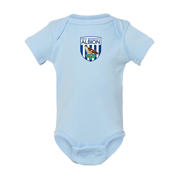 West Bromwich Albion Soccer  Rabbit Skins Infant Baby Rib Bodysuit