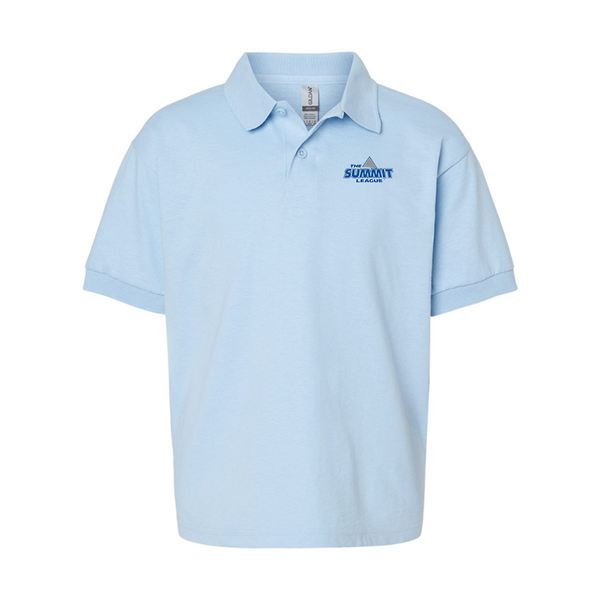 Youth The Summit League Gildan Dry Blend Jersey Polo