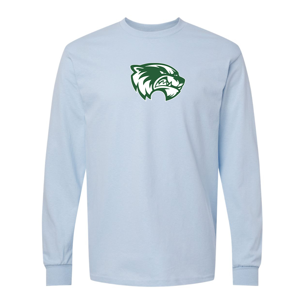 Men's  Utah Valley Wolverines Gildan Heavy Cotton Long Sleeve T-Shirt