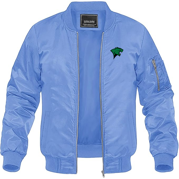 Men's Chicago State Cougars   Lightweight Bomber Jacket Windbreaker Softshell Varsity Jacket Coat