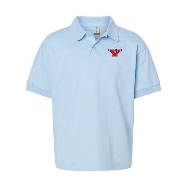 Youth  Youngstown State Penguins Gildan Dry Blend Jersey Polo