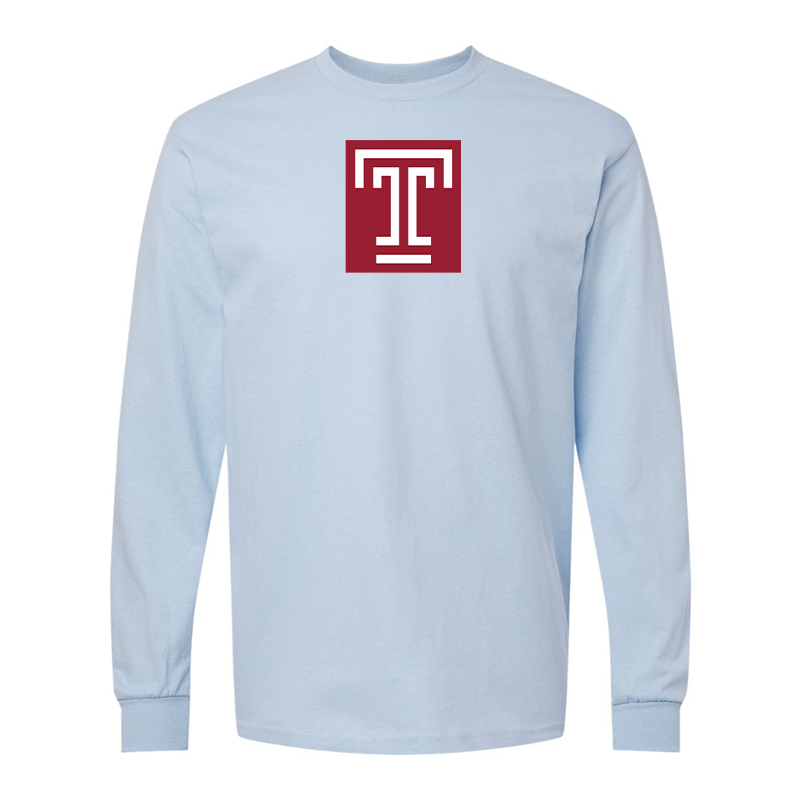 Men's Temple Owls Gildan Heavy Cotton Long Sleeve T-Shirt