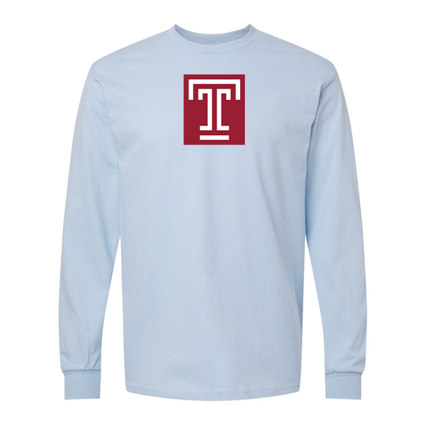 Men's Temple Owls Gildan Heavy Cotton Long Sleeve T-Shirt