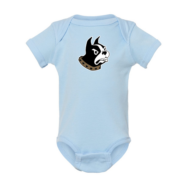 Wofford Terriers   Rabbit Skins Infant Baby Rib Bodysuit