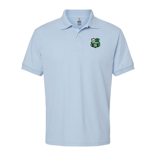 Men's U.S. Sassuolo Soccer Gildan Dry Blend Jersey Polo