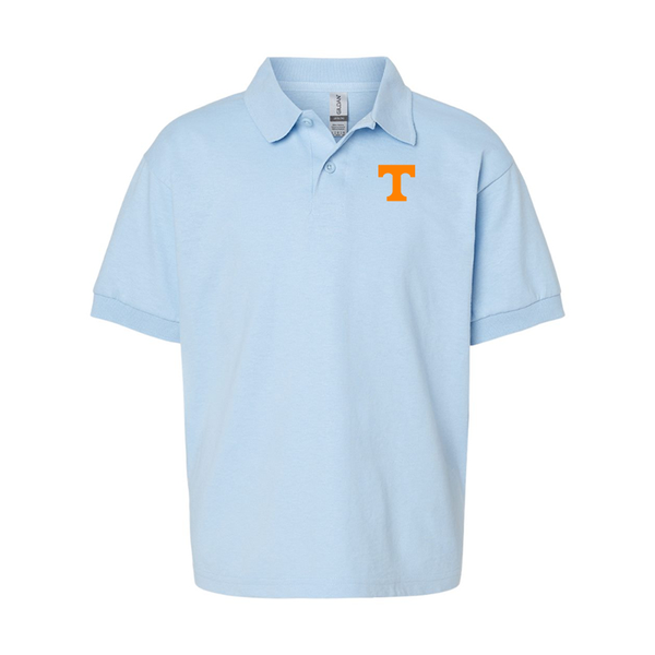 Youth Tennessee Volunteers Gildan Dry Blend Jersey Polo