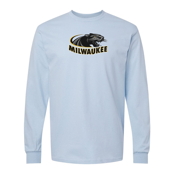 Men's  Wisconsin Milwaukee Panthers Gildan Heavy Cotton Long Sleeve T-Shirt