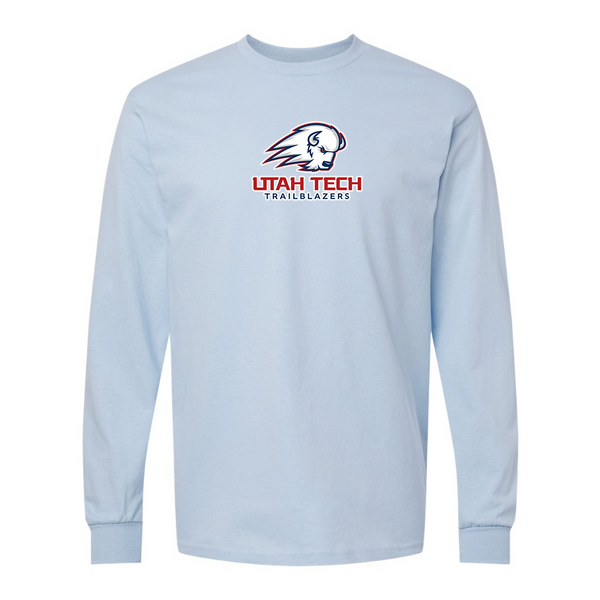 Men's Utah Tech Trailblazers Gildan Heavy Cotton Long Sleeve T-Shirt