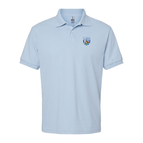Men's West Bromwich Albion Soccer Gildan Dry Blend Jersey Polo