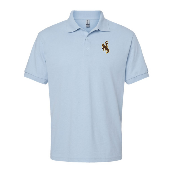 Men's  Wyoming Cowboys Gildan Dry Blend Jersey Polo