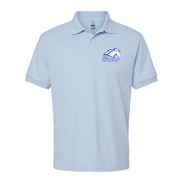 Men's Alabama Huntsville Chargers Wildcats Dry Blend Jersey Polo