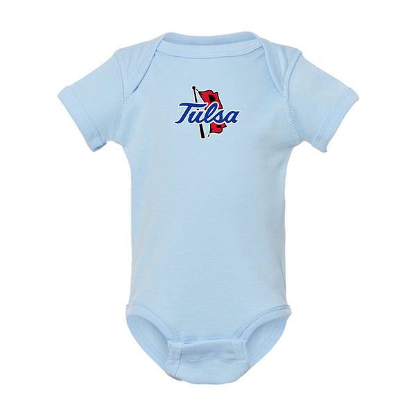 Tulsa Golden Hurricane  Rabbit Skins Infant Baby Rib Bodysuit