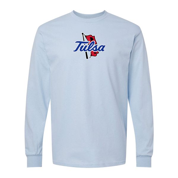 Men's Tulsa Golden Hurricane Gildan Heavy Cotton Long Sleeve T-Shirt