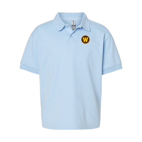Youth Western Michigan Broncos Gildan Dry Blend Jersey Polo