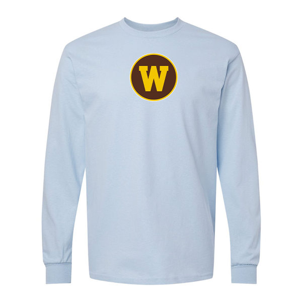 Men's Western Michigan Broncos Gildan Heavy Cotton Long Sleeve T-Shirt