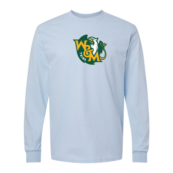 Men's  William and Mary Tribe Gildan Heavy Cotton Long Sleeve T-Shirt