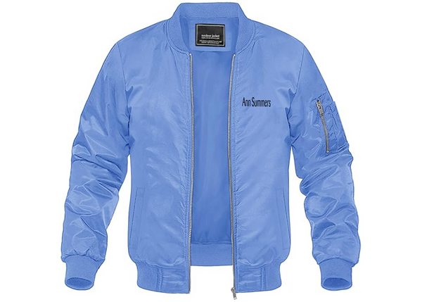 Men's Ann Summers Lightweight Bomber Jacket Windbreaker Softshell Varsity Jacket Coat