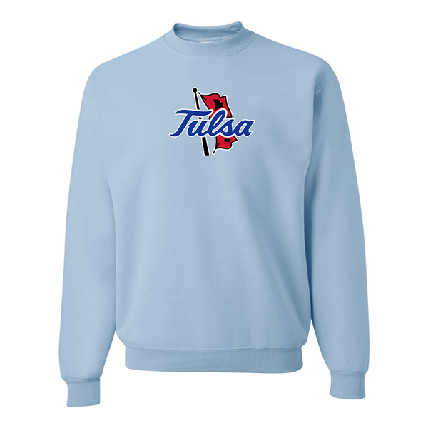 Men's Tulsa Golden Hurricane  JERZEES NuBlend Crewneck Sweatshirt