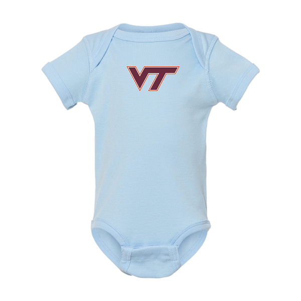 Virginia Tech Hokies  Rabbit Skins Infant Baby Rib Bodysuit