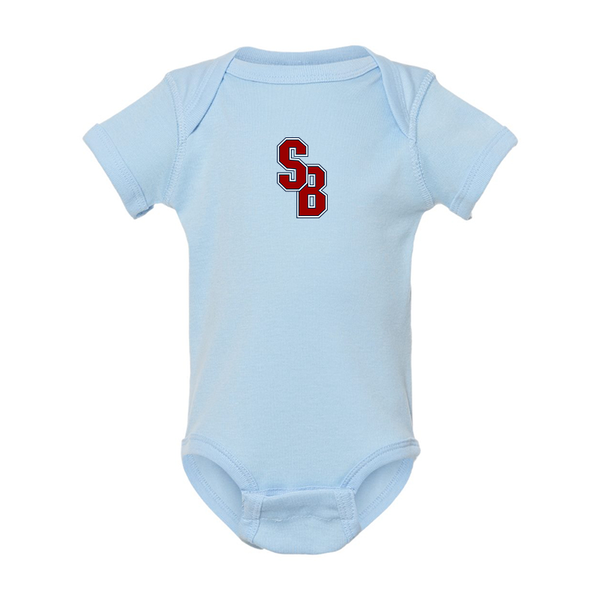 Stony Brook Seawolves  Rabbit Skins Infant Baby Rib Bodysuit