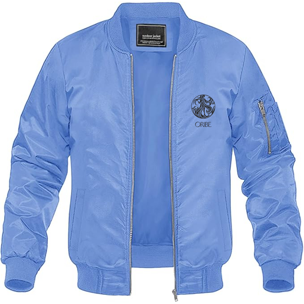 Men's Oribe   Lightweight Bomber Jacket Windbreaker Softshell Varsity Jacket Coat