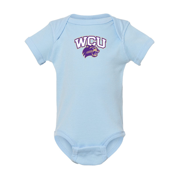 Western Carolina Catamounts  Rabbit Skins Infant Baby Rib Bodysuit