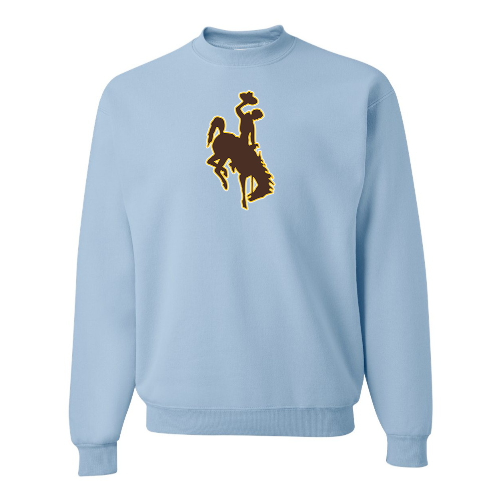 Men's  Wyoming CowboysJERZEES NuBlend Crewneck Sweatshirt
