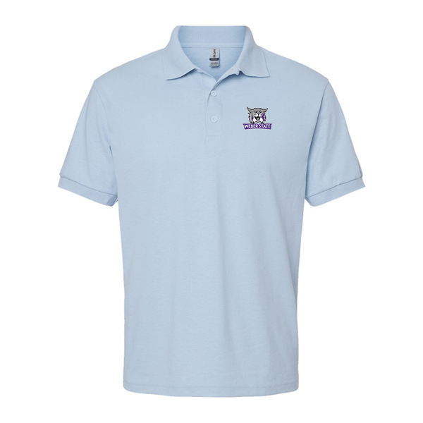Men's Weber State Wildcats Gildan Dry Blend Jersey Polo