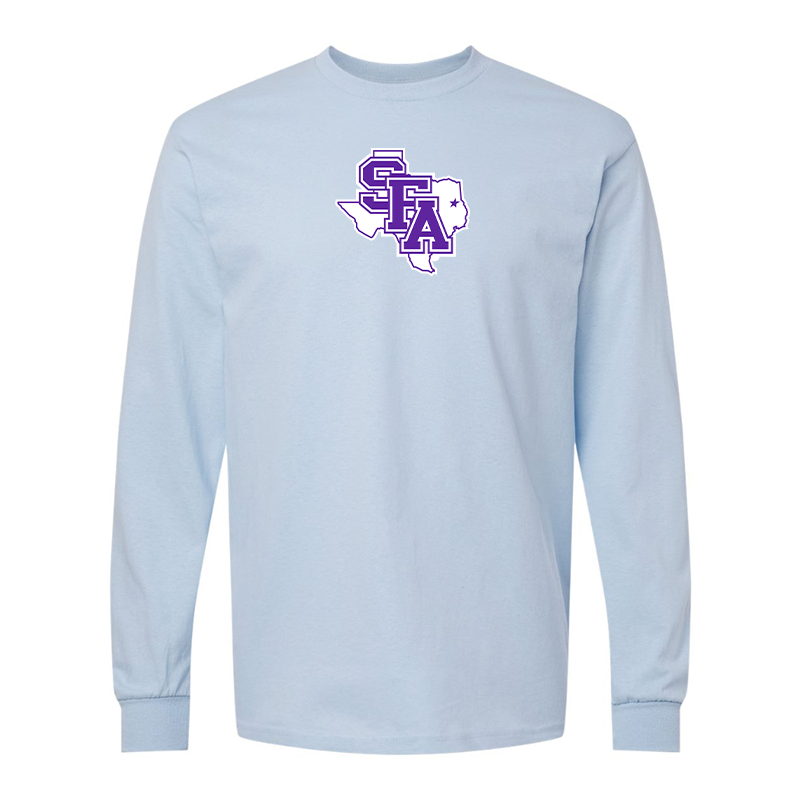 Men's Stephen F. Austin Lumberjacks  Gildan Heavy Cotton Long Sleeve T-Shirt