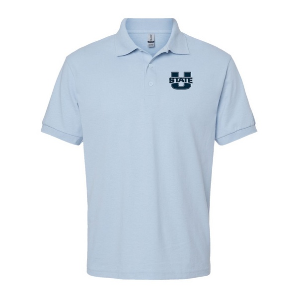 Men's Utah State Aggies Gildan Dry Blend Jersey Polo