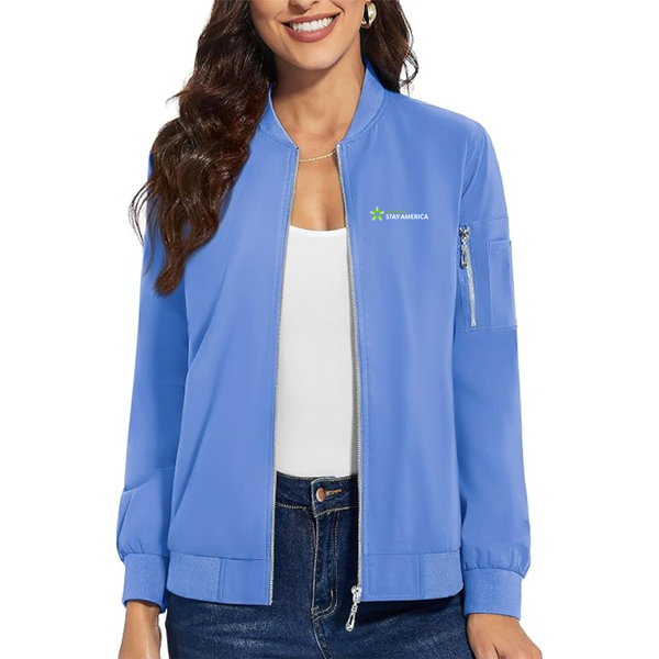 Women's Extended Stay America Premium Bomber Jacket Outerwear