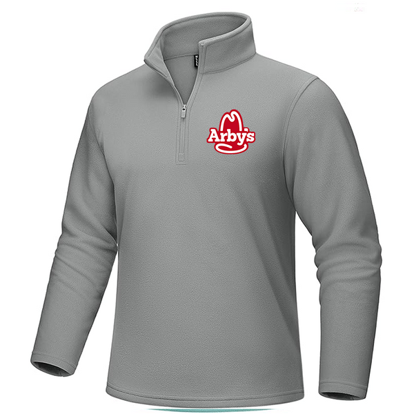 Men's Arbys MAGCOMSEN Men_s Quarter-Zip Pullover Polar Fleece Sweatshirt Stand Collar Long Sleeve Shirt for Men Thermal Winter Fall