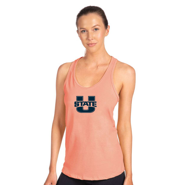 Women's Utah State Aggies   Next Level Ideal Racerback Tank