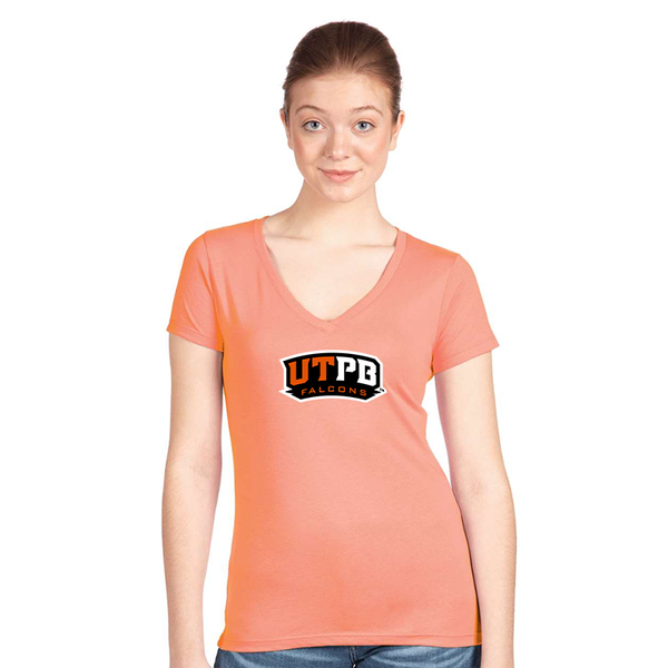 Women's UTPB Falcons Next Level V-Neck T-Shirt