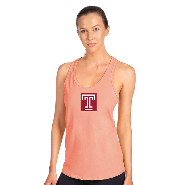 Women's Temple Owls Next Level Ideal Racerback Tank