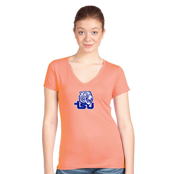 Women's Tennessee State Tigers  Next Level V-Neck T-Shirt
