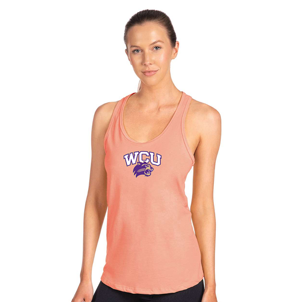 Women's Western Carolina CatamountsNext Level Ideal Racerback Tank