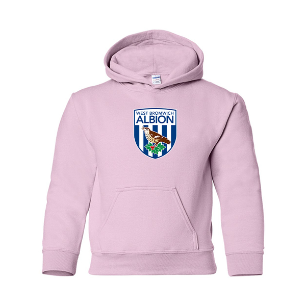 Youth  West Bromwich Albion Soccer Gildan Heavy Blend  Hooded Sweatshirt