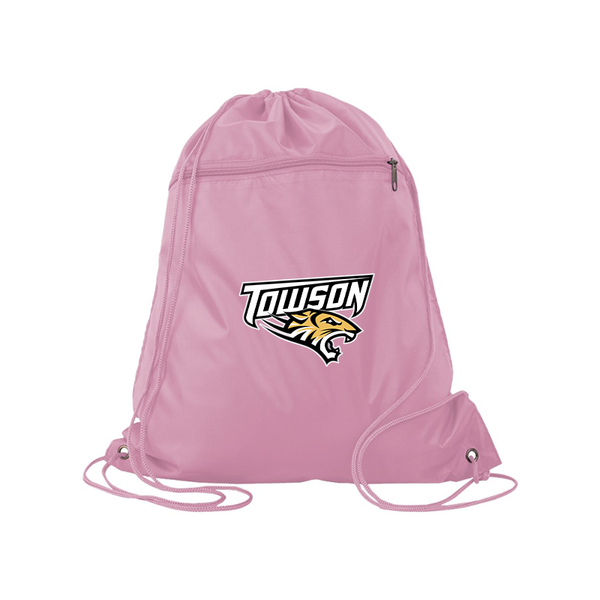Towson Tigers Q-Tees - Polyester Cinchpack