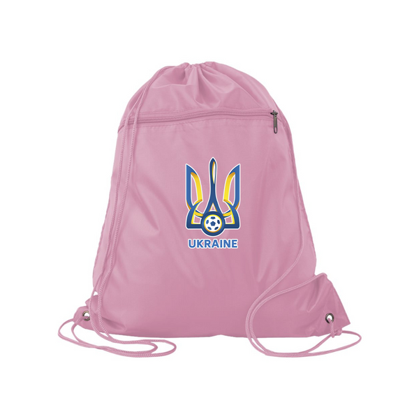 Ukraine National Football Soccer Team Q-Tees - Polyester Cinchpack