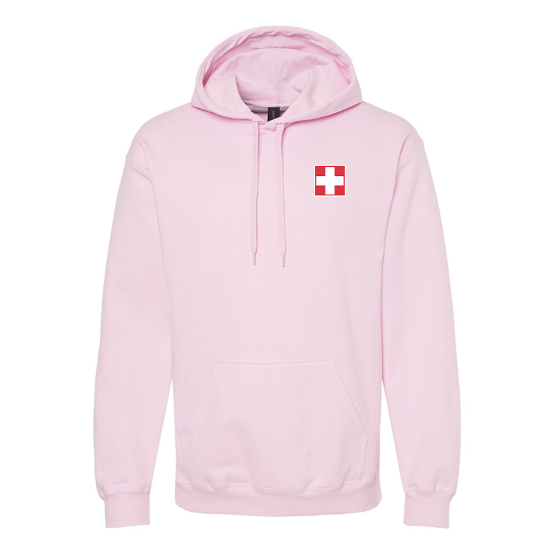 Men's  Switzerland National Football Soccer Team  Pullover Hoodie
