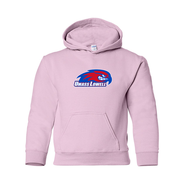 Youth  UMass Lowell River Hawks Gildan Heavy Blend  Hooded Sweatshirt